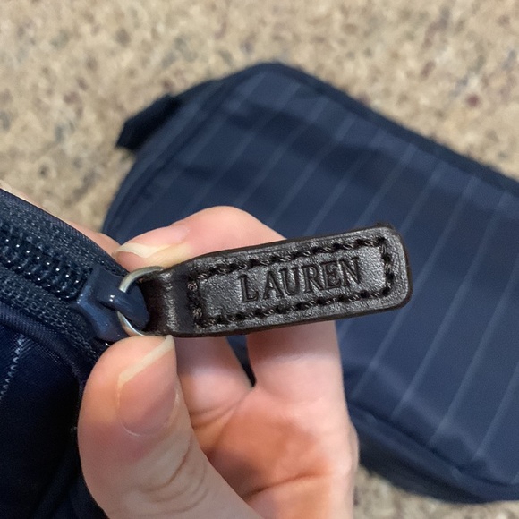 Lauren Ralph Lauren striped blue makeup bag - Picture 4 of 4